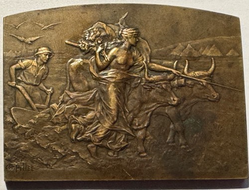 Médaille bronze femme - bronze,