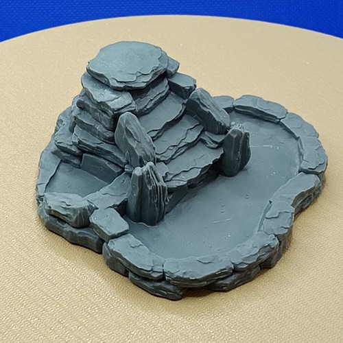 Diorama cascade bassin de - diorama, :