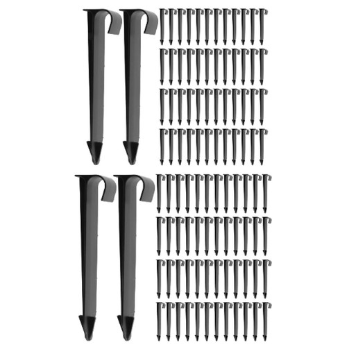 50x piquets jardin pour - piquets,