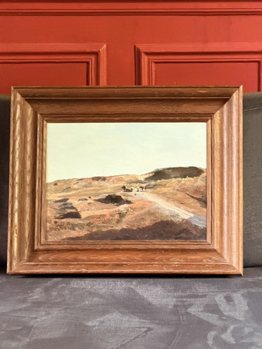 Huile sur toile marouflée