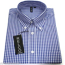 Relco hommes bleu blanc vichy - hommes,