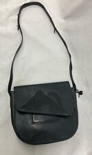 RARE Vintage Delvaux Navy D Flap Crossbody Bag Circa 1990s