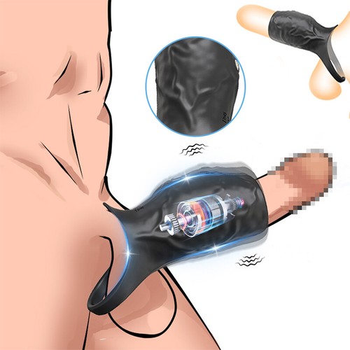 Men penis cock ring vibrator - penis,
