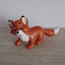 FIGURINE WALT DISNEY PRODUCTIONS - BULLY 1980 - ROX ET ROUKY- ROX +/- 4cm 