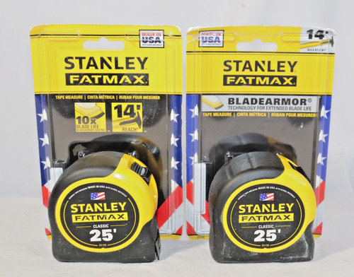 Two stanley fatmax 25ft - (2),