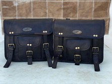 Sacoche En Cuir Noir Pour