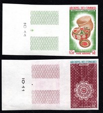 Colonies Françaises Comores PA N°8a,9a Nxx LUXE Cote 50 euros!