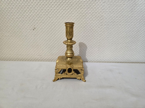 Ancien pied lampe - ancien, de