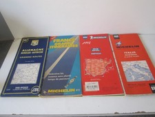 LOT DE 4 CARTES ROUTIERES