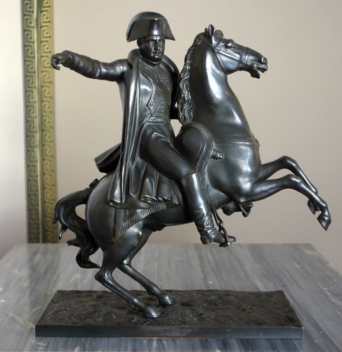 Napoléon cheval bronze - cheval,