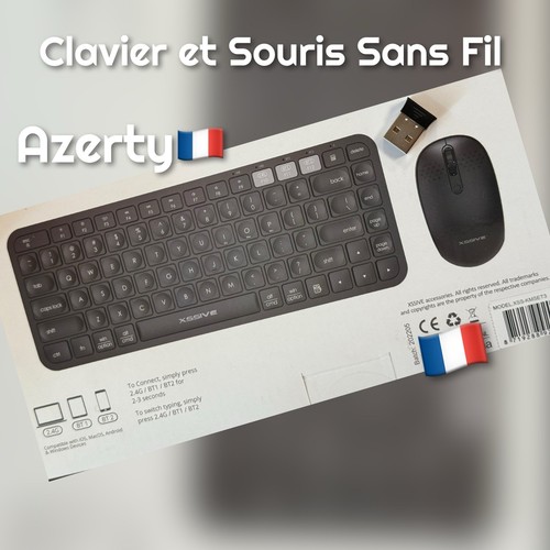 Clavier souris sans fil - , azerty