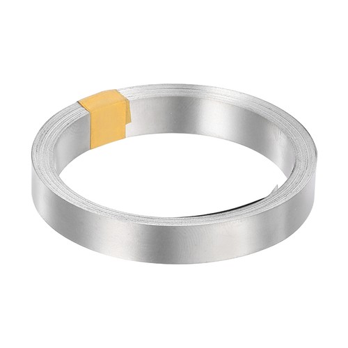 Bande acier nickelé 12x8mm - acier,