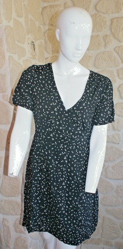 Robe noir blanc neuve - noir,