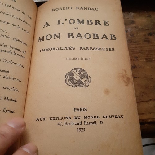 Ombre mon baobab - l'ombre,