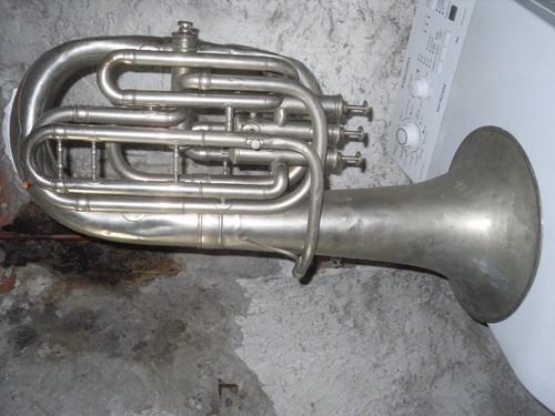 Ancien saxhorn baryton si - ,