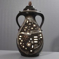 Grand pied de lampe double