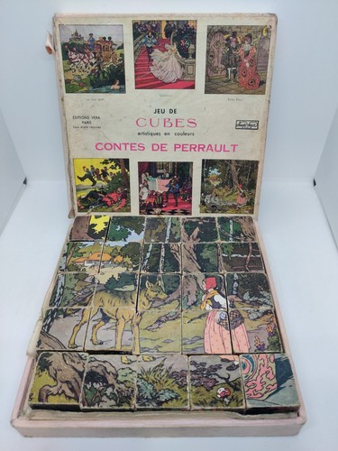 Jeux cubes bois - jeux,
