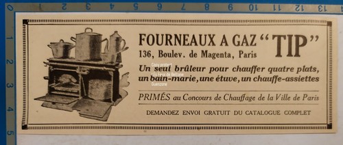 Fourneau gaz tip 1922 - fourneau,
