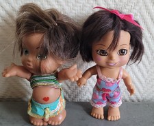 Lot 2 Petites Poupées Mini Jaggets Collector Famosa 14 Cm Années 76
