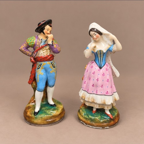 Paire figurines en - paire, de