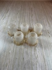 Lot de 5 tulipes en verre