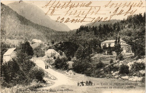 Old postcard aran - postcard,