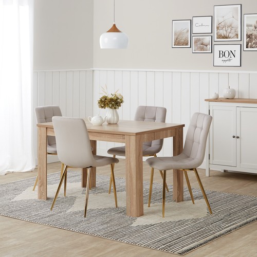 Table 120x80 bois - bois, chêne
