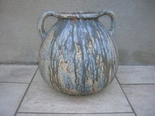 énorme vase en gres a coulures par guerin belgique a Bouffioulx 28cm de haut