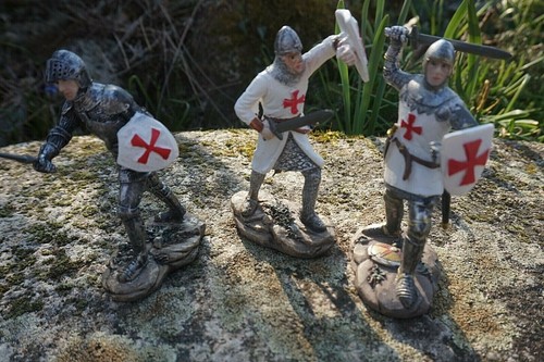 Hf1386 figurine templier - ,
