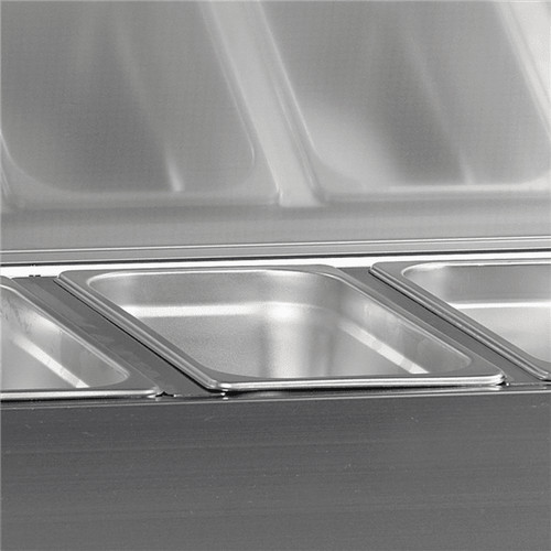 Vitrine inox réfrigérée