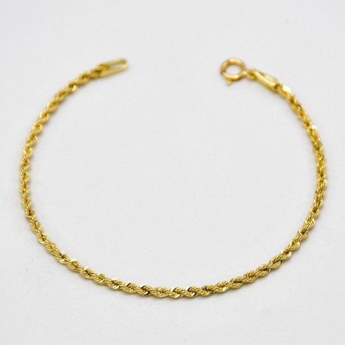 Bracelet jaune 18 carats - bracelet,