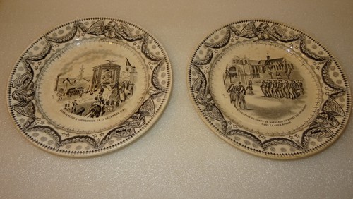 Lot assiettes creil et - assiettes,