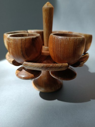 Set coquetiers en bois - 6,