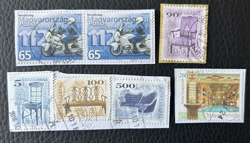 Lot timbres de hongrie - de,