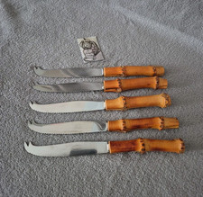 Lot 5 couteaux à fromage inox