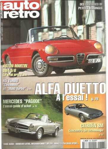 Auto retro 246 - alfa, duetto