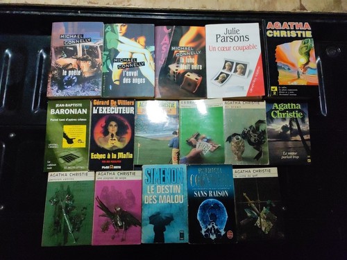 Lot livres espionnage polar - 32,