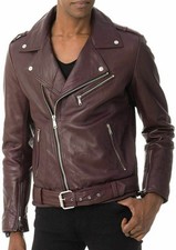 Blouson de moto en cuir de
