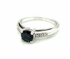 MAUBOUSSIN - Petit et grand mot d'amour - Bague saphir et diamants - 3,26 g