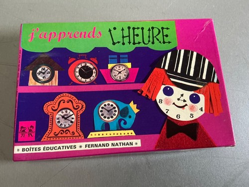 Jeu vintage nathan - jeu, j'apprends