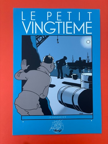 Herge serigraphie tintin - herge,