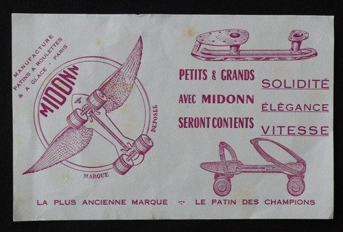 Buvard midonn paris patin - buvard,
