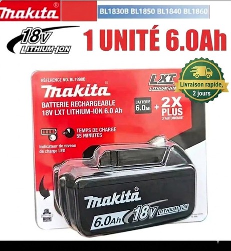 Batterie makita 6ah 18v au - 1,