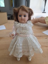 united doll France blue eyes fixed open mouth (blueette?) No Sfbj Bru 