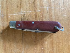 Couteau SUISSE ancien GRIESHABER SCHAFFHAUSEN Sigle Arbalète WENGER INOX