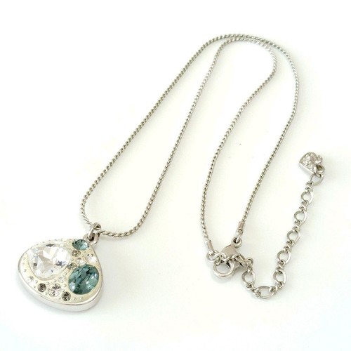 Collier argent cristal