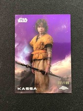 2025 Topps Chrome Star Wars Kassa Purple /199 #69