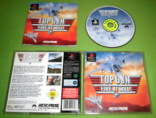 Playstation PS1 Top Gun Fire at Will ! [PAL FR] Boîte Notice PSOne *JRF
