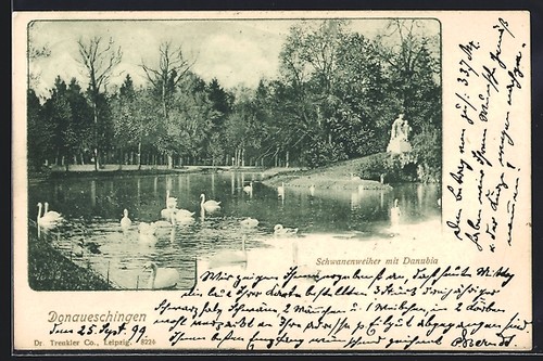 Carte postale donaueschingen - postale,
