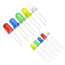 3MM 5MM LED Diode Kit Mixte Color Bleu Blanc Rouge Vert Jaune